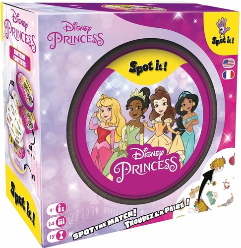 Zygomatic Spot it! / dobble (fr/en) disney princess - Rebrand (eco-box) 3558380124887