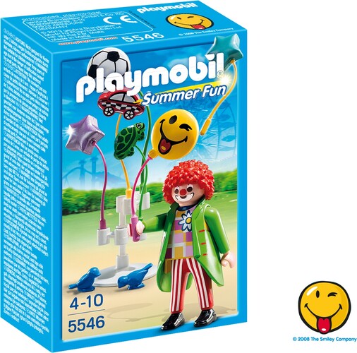 Playmobil Playmobil 5546 Clown avec ballons Smileyworld (avril 2015) 4008789055460