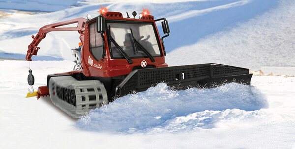 Dickie Toys dickie - téléguidé déneigeuse pistenbully 600 51 cm 1:18 4006333076329