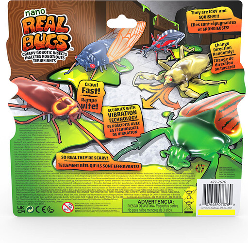 HEXBUG Hexbug Nano - Ensemble de 5 Insectes en folie 778988506301