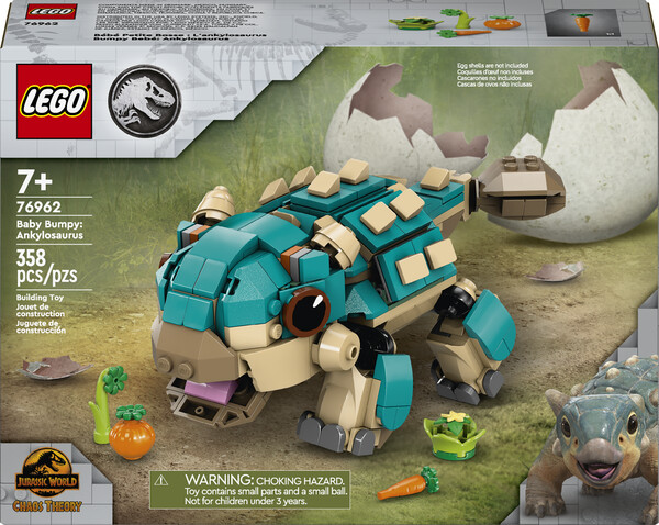 LEGO LEGO 76962 Bébé Petite Bosse : L’ankylosaurus 673419388382