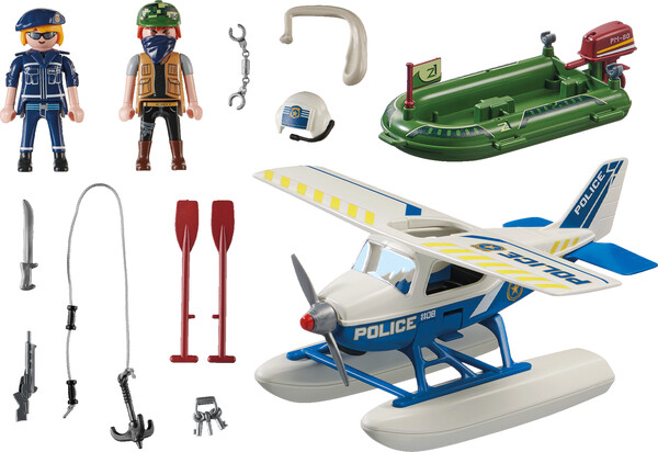 Playmobil Playmobil 70779 Hydravion de police et bandit 4008789707796