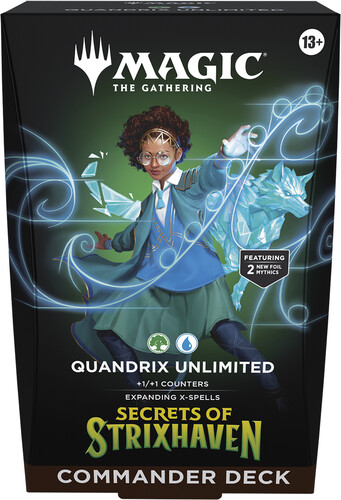 Wizards of the Coast MTG Secrets of strixhaven - commander deck Quandrix Unlimited MTG