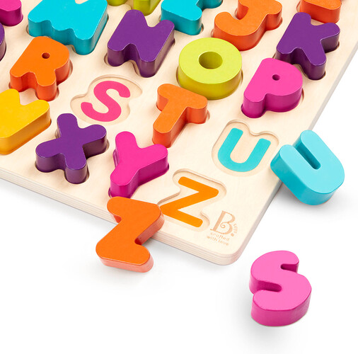 B. Brand Casse-tête B.Woody - Casse-tête Alphabet "Alpha. B. Tical" 062243456884