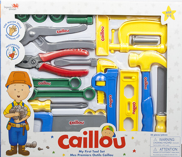 Caillou Caillou mes premiers outils, marteau, tournevis, scie, clés, pinces 672781200087