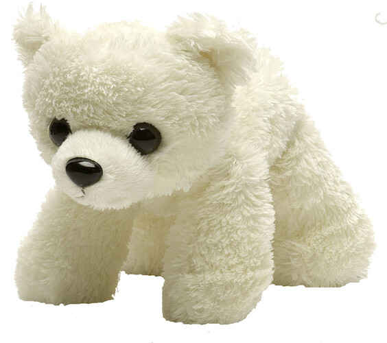 Wild Republic Ours polaire peluche 7" 092389162462