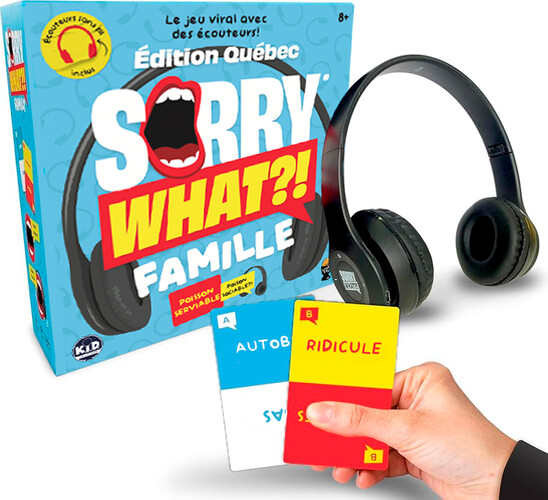 Kid collection Jeu Sorry What?! - Édition Famille - 629270810517