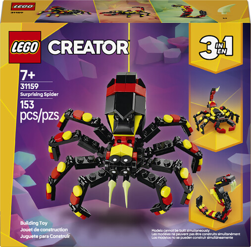 LEGO LEGO 31159 Animaux sauvages l’araignée surprenante 673419407120