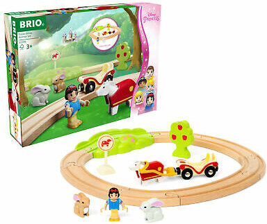Brio Train Brio Train en bois Disney Princesse Ensemble animaux Blanche-Neige 32299 7312350322996