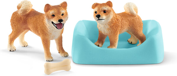 Schleich Schleich 42479 Mère et chiot Shiba Inu 4055744029851