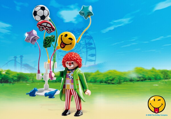 Playmobil Playmobil 5546 Clown avec ballons Smileyworld (avril 2015) 4008789055460