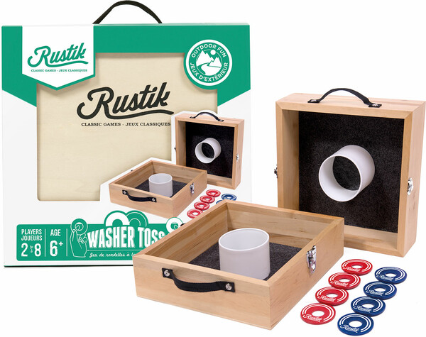 Rustik Jeu de rondelles à lancer (washer) (fr/en) 061404004506