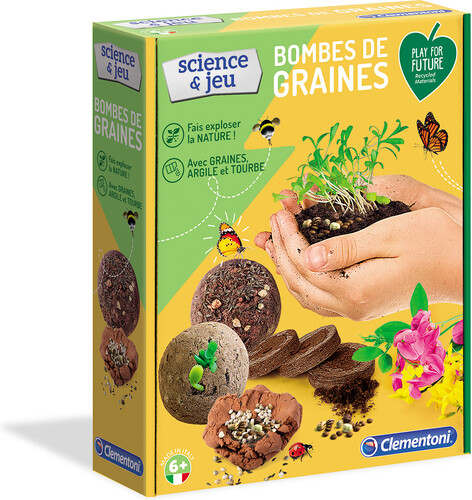 Clementoni Science & jeu: Bombes de graines (fr) 8005125524938