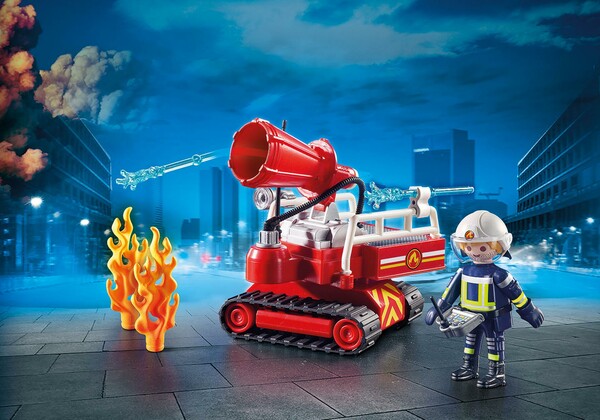Playmobil Playmobil 9467 Pompier avec robot d'intervention 4008789094674