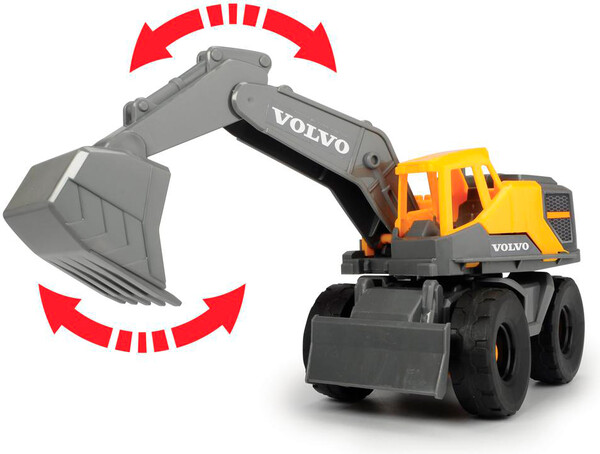 Dickie Toys Mack/Volvo Camion transporteur de machinerie lourde Sons et lumières 70 cm 4006333065941