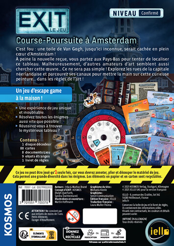 iello EXIT course poursuite à amsterdam (fr) 3701551703378