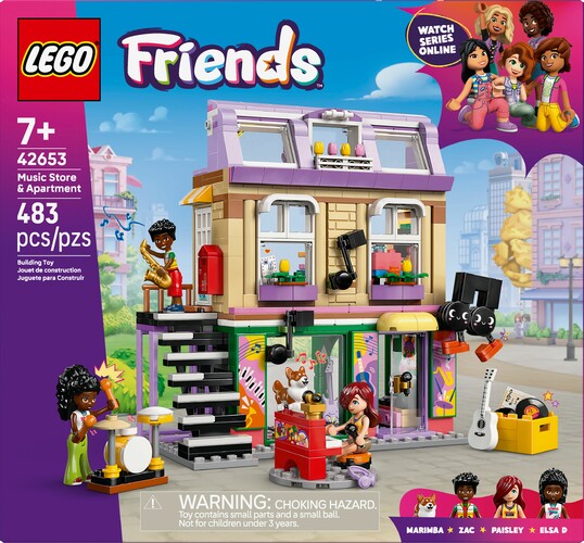 LEGO LEGO 42653 Le magasin de musique et l’appartement 673419404501