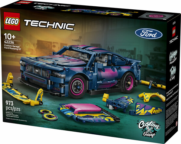 LEGO LEGO 42236 Le garage de personnalisation pour voiture Ford Mustang GT 673419424448
