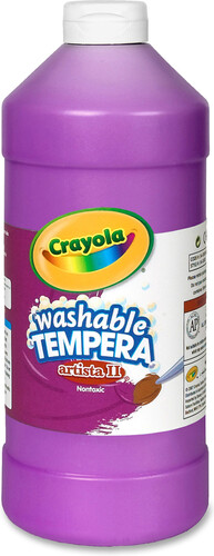 Crayola Peinture à tempera lavable violet 946 ml 071662003401