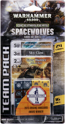 NECA/WizKids LLC Warhammer 40k Dice Masters SpaceWolves Sons of Russ (en) Team Pack 634482731338