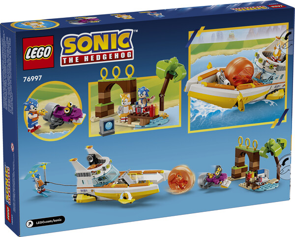 LEGO LEGO 76997 Le bateau d’aventure de Tails 673419391689