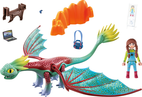 Playmobil Playmobil 71083 Dragons Nine Realms: Feathers & Alex 4008789710833