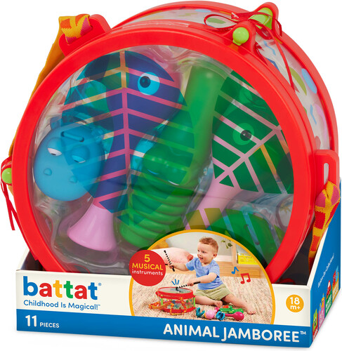 Battat Battat - tambour "animal jamboree" 062243510517
