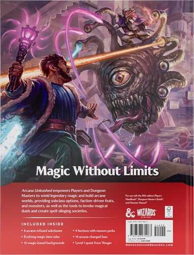 Wizards of the Coast Donjons et dragons 5e DnD 5e (en) Arcana Unleashed (D&D) 9780786970063