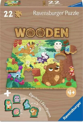 Ravensburger casse-tête Casse-tête 22 Pièces en bois - Animaux forêt 4005555040804