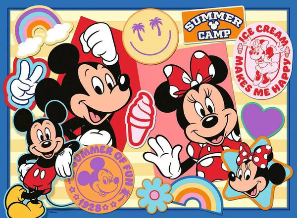 Ravensburger casse-tête Casse-tête 200 XXL Disney En route Mickey 4005555041368