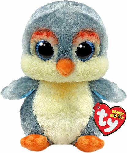 Ty Beanie boos (8") - fisher - penguin gray 008421373222