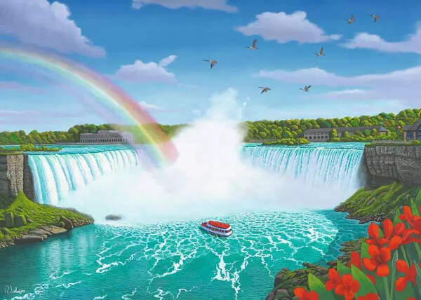 Ravensburger casse-tete Casse-tête 1000 Chutes du Niagara 4005555014867