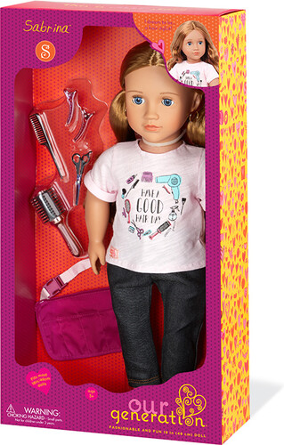 Poupées Our Generation Poupée OG - Coiffeuse Sabrina 46 cm (18") 062243442153