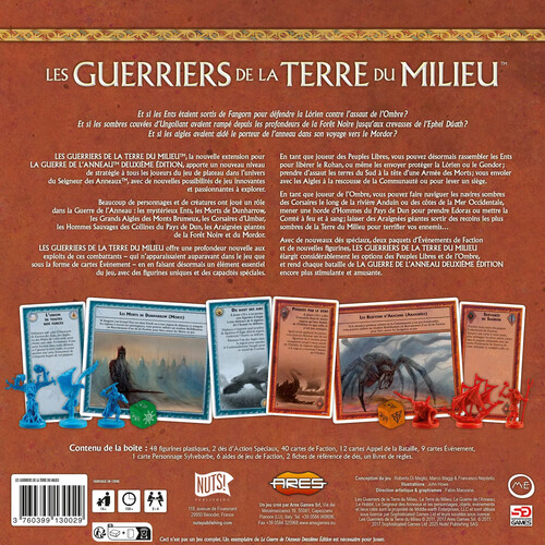 Nuts Games La Guerre de l'Anneau (fr) ext Guerriers de la Terre du Milieu 3760399130029