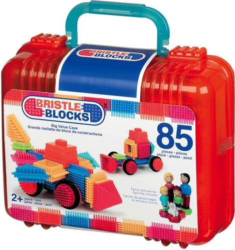 Battat Bristle Blocks - Mallette de 85 pièces 062243254343