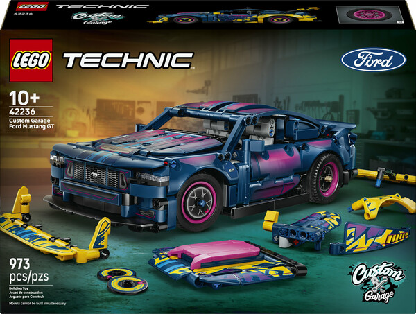 LEGO LEGO 42236 Le garage de personnalisation pour voiture Ford Mustang GT 673419424448