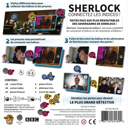 Lucky Duck Games Sherlock Holmes - Connectez les indices (fr) 787790601890