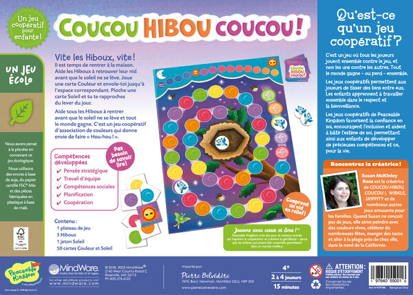 Peaceable Kingdom Coucou hibou coucou ! 197640550016