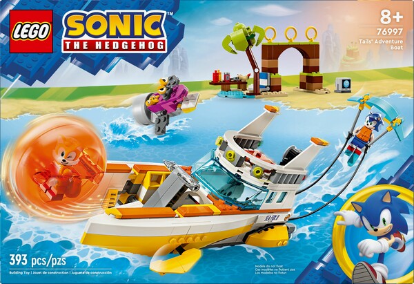 LEGO LEGO 76997 Le bateau d’aventure de Tails 673419391689