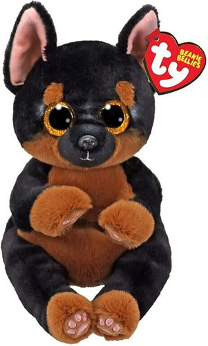 Ty Beanie bellies (13") - fritz - dog blk/tan 008421432134