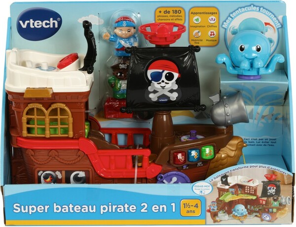 VTech VTech Super bateau pirate 2 en 1 (fr) 3417761778654