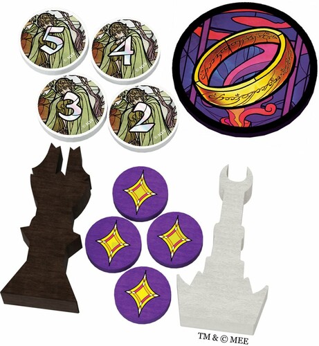 Office dog Le Seigneur des Anneaux - Les Deux Tours (fr) Le Jeu de Plis Cooperatif 841333135843