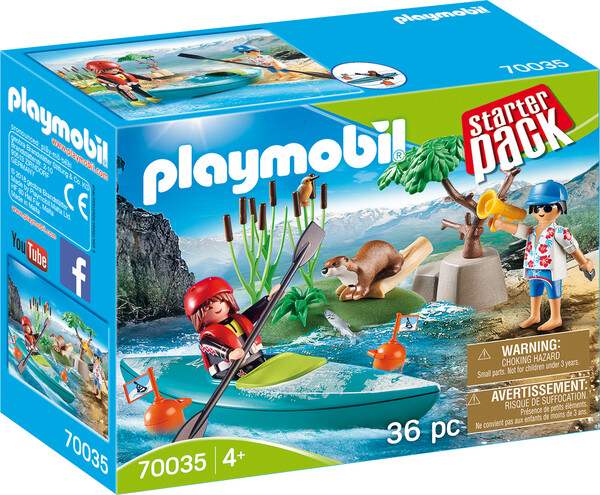 Playmobil Playmobil 70035 Starter Pack Sportifs et kayak 4008789700353