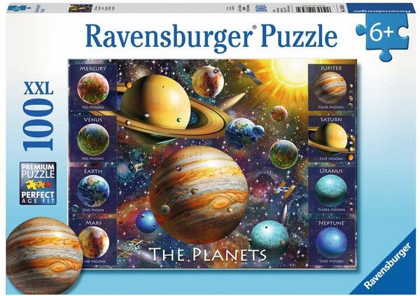 Ravensburger Casse-tête 100 XXL Les planètes 4005556108534