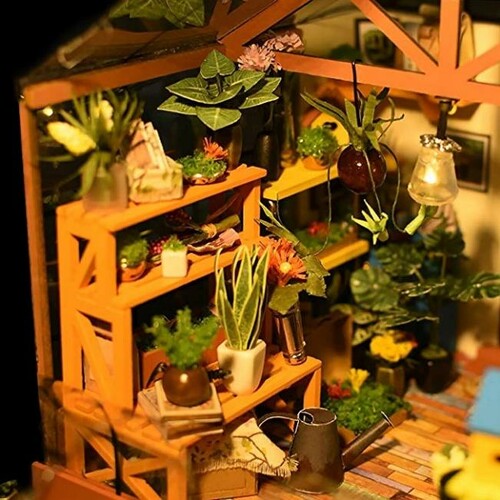 Robotime Mini maison à construire - Cathy's Green House 6946785108736