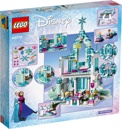 LEGO LEGO 43172 Princesse Le palais des glaces magique d'Elsa, La Reine des neiges (Frozen) 673419319652