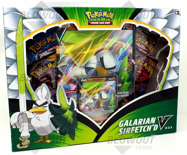 Pokémon Pokémon Galarian Sirfetch'd V collection Box 820650807374