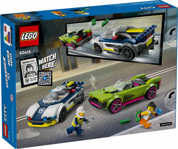 LEGO LEGO 60415 La course-poursuite entre la voiture de police et la super voiture 673419388900