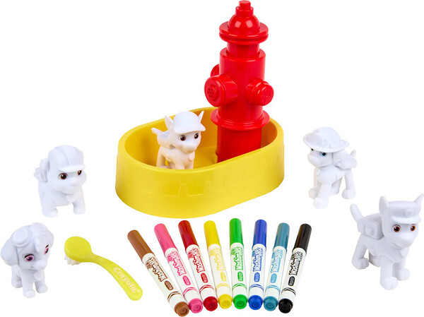 Crayola Scribble Scrubbie, Ensemble pompier et pompe à incendie Pat Patrouille 063652534309