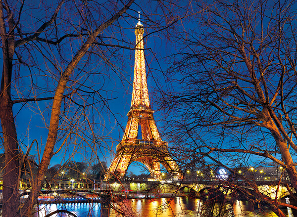 Clementoni Casse-tête 2000 Paris, la tour Eiffel et la Seine, France 8005125325542